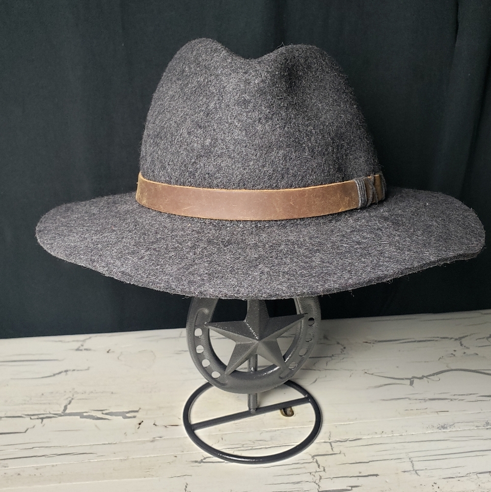 Pistil Soho Wide Brim 100% Felted Wool Fedora - One Size